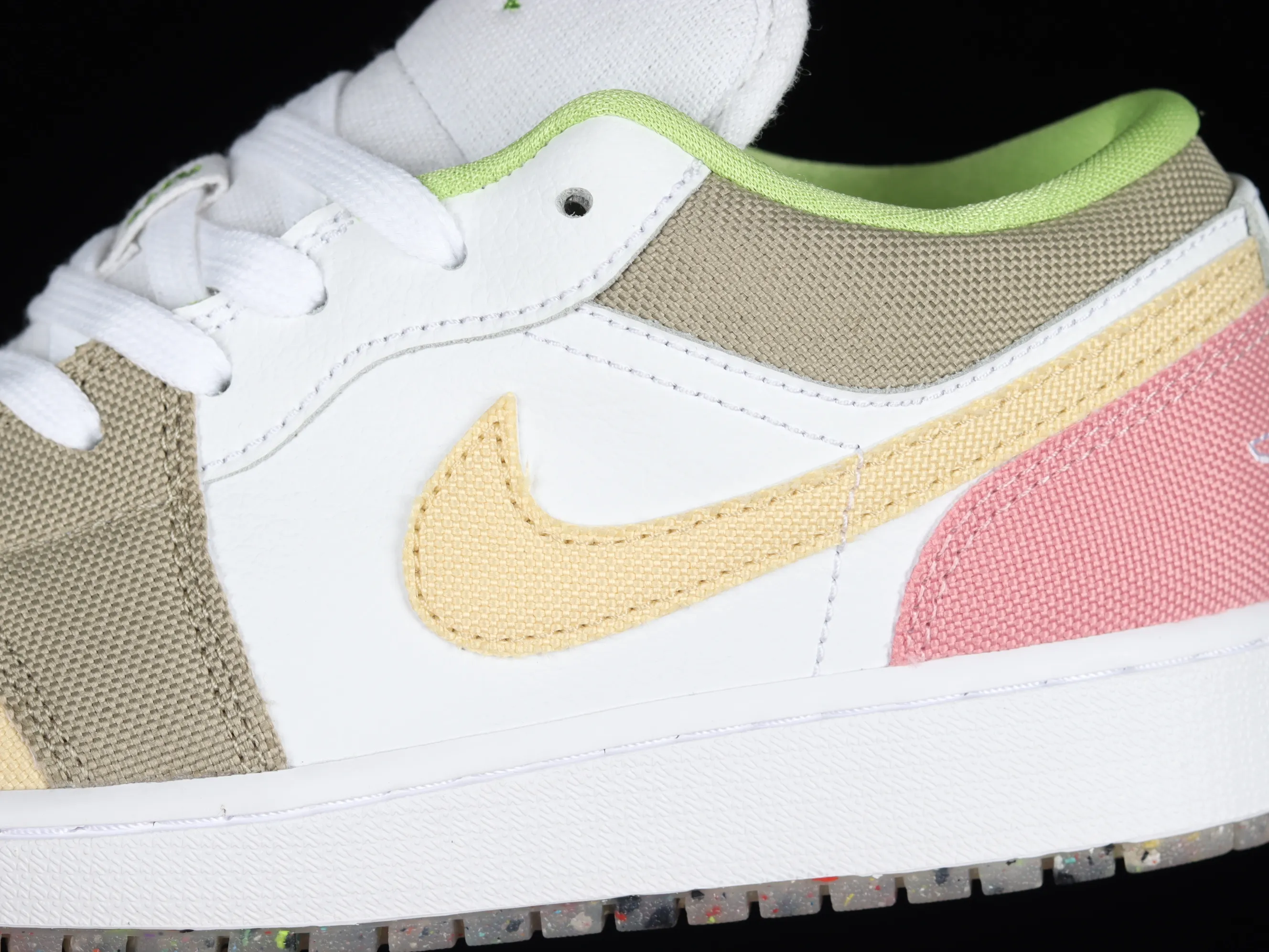 All categories Air Jordan Jordan series basketball shoes Air Jordan 1 Low G version pure original Air Jordan 1 Low AJ1 Joe 1 white and brown color matching low-top cultural and leisure sports sneakers DJ0341-100